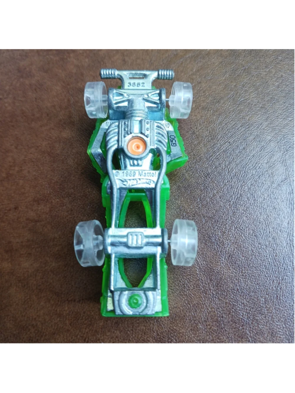 VTG 1989 Hot Wheels Street Beasts Zombot Green Orange Robot Transformer Type